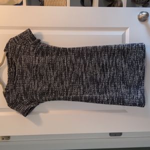 Banana Republic navy marbled mini dress